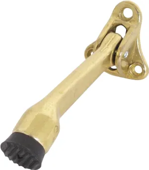 Schlage SP455A3 Door Holder, 4 in H, Aluminum, Brass :EA: QUANTITY: 1