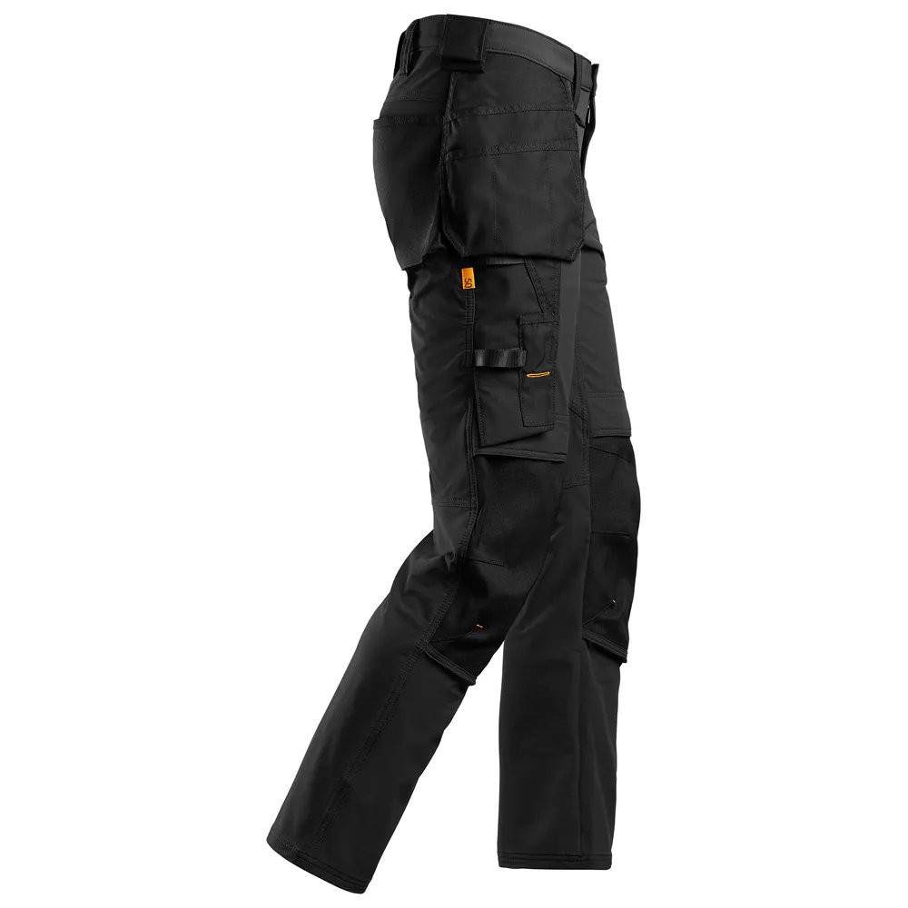 Snickers 6271 AllroundWork, Full Stretch Trousers Holster Pockets, Black