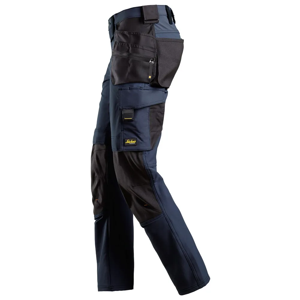 Snickers 6271 AllroundWork, Full Stretch Trousers Holster Pockets, Navy