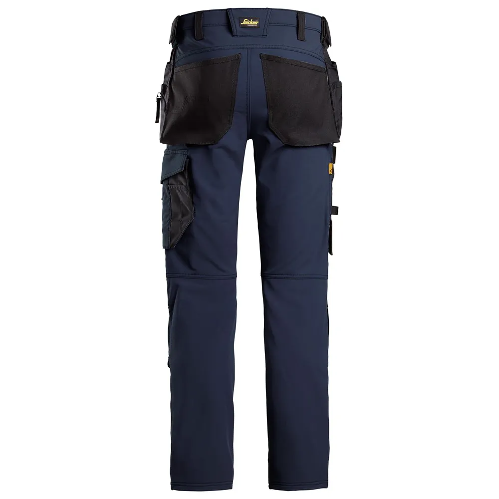 Snickers 6271 AllroundWork, Full Stretch Trousers Holster Pockets, Navy