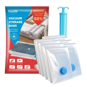 SPACE SAVER VACUUM STORAGE 5X BAGS WITH A PUMP