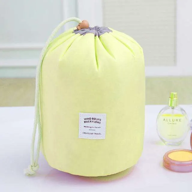 Stockholm Drawstring Barrel Cosmetic Organizer