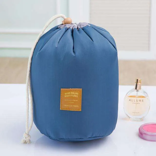 Stockholm Drawstring Barrel Cosmetic Organizer