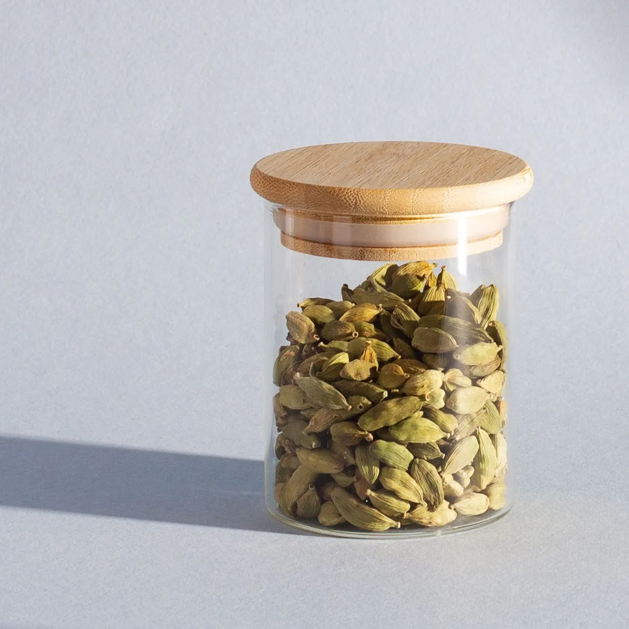 Storage Jar With Bamboo Lid - 4 Sizes Available