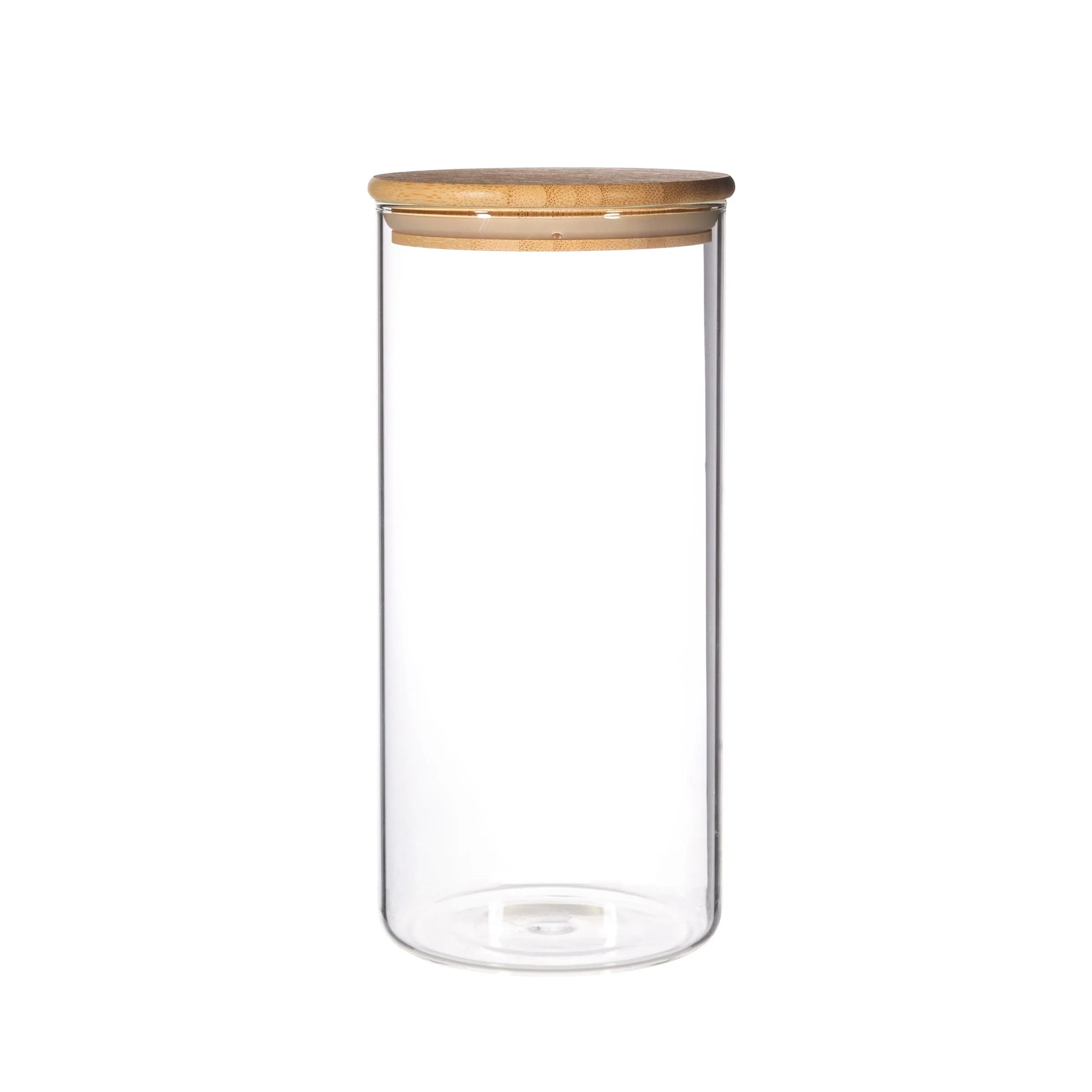 Storage Jar With Bamboo Lid - 4 Sizes Available