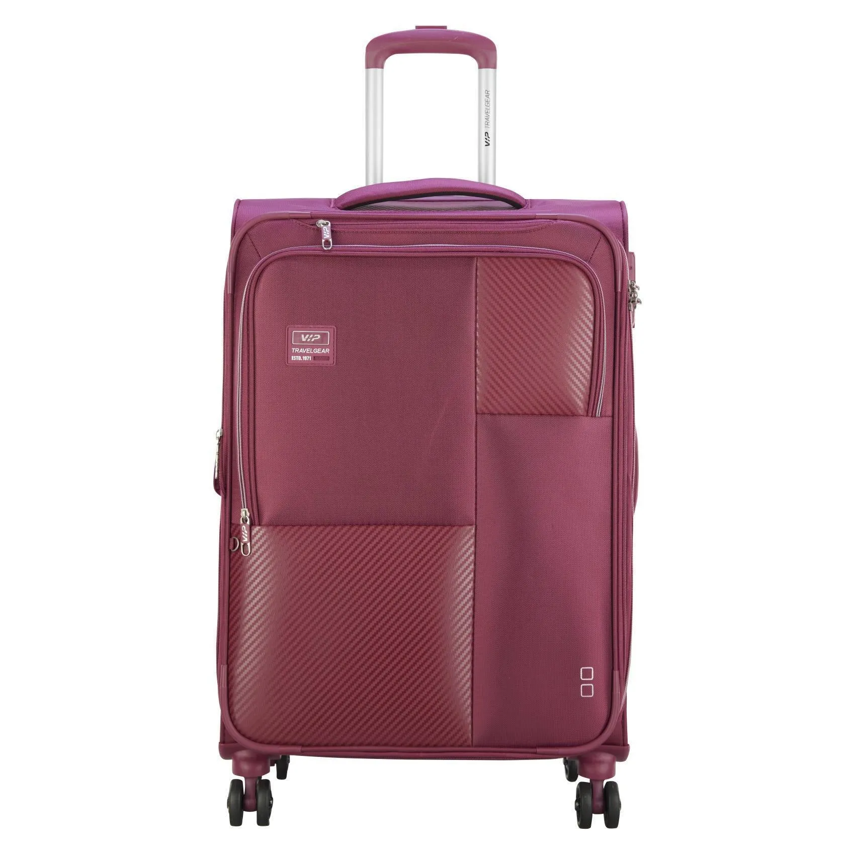 VIP  Cardinal 8 Wheel Travel Suitcase 30x45x70cm Medium Burgundy