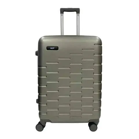 VIP Xion 4 Wheel Hard Casing Cabin Luggage Trolley 28x50x69cm Medium Champagne